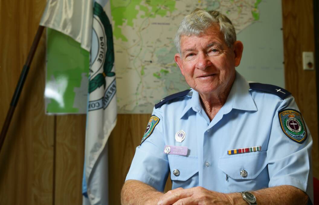 In 2005, Reverend Tony Lang received the Order of Australia Medal (OAM) for his work as a police chaplain and former Army chaplain. Picture: Peter Stoop
