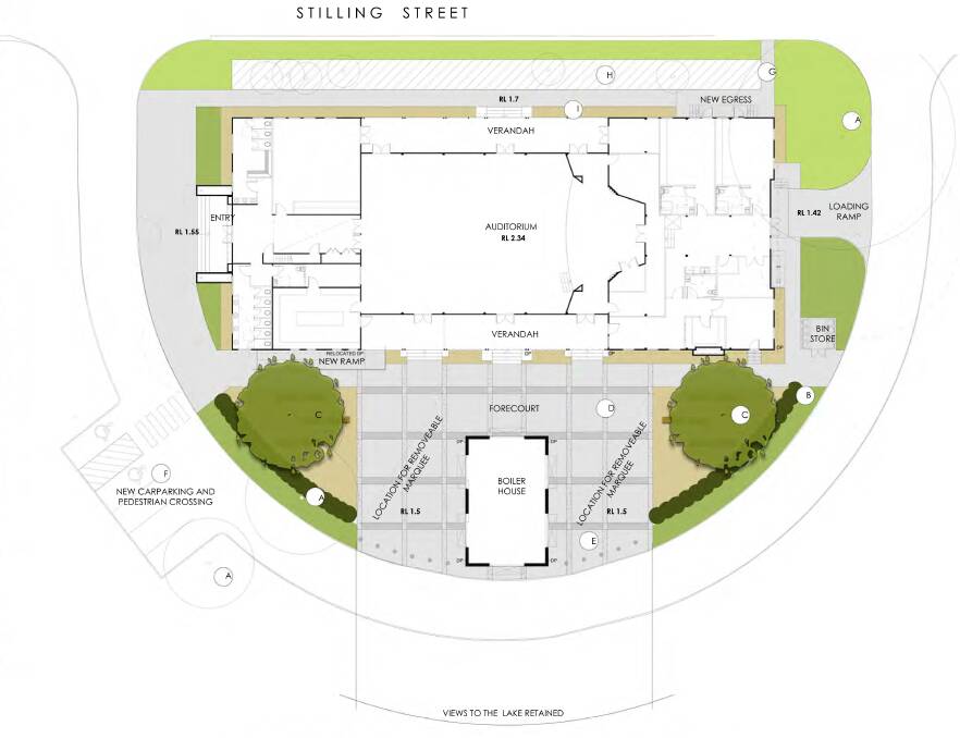 Council's plan for the site.
