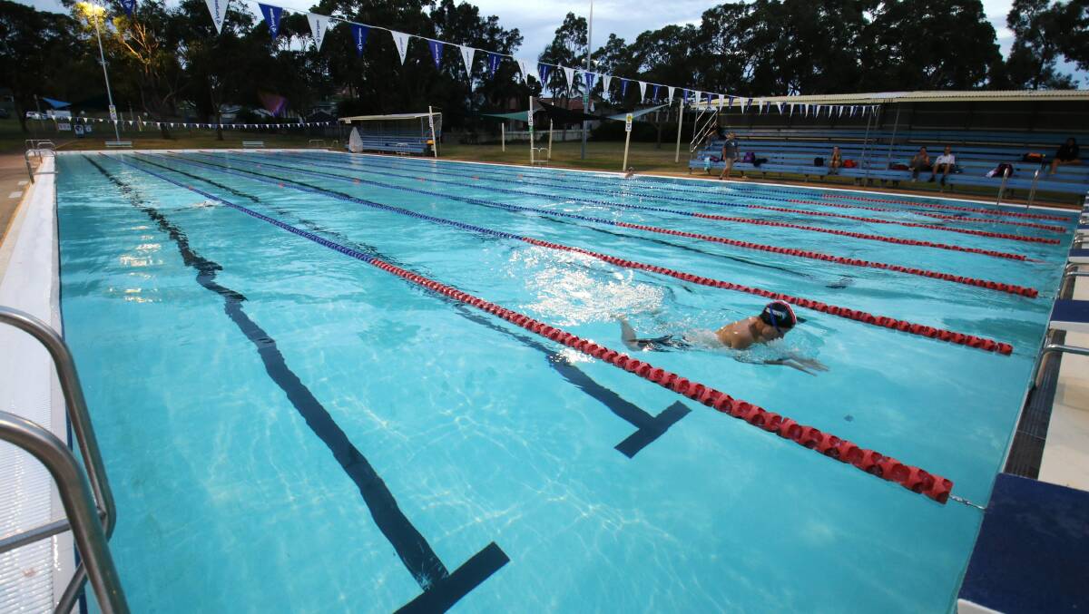 Squad members training at Charlestown Swim Centre. Picture: Supplied
