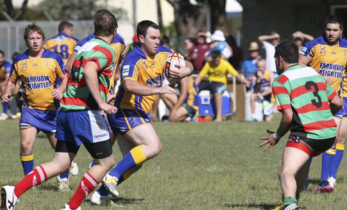 The Wangi Warriors in action at Wangi Oval in season 2013. Picture: David Stewart