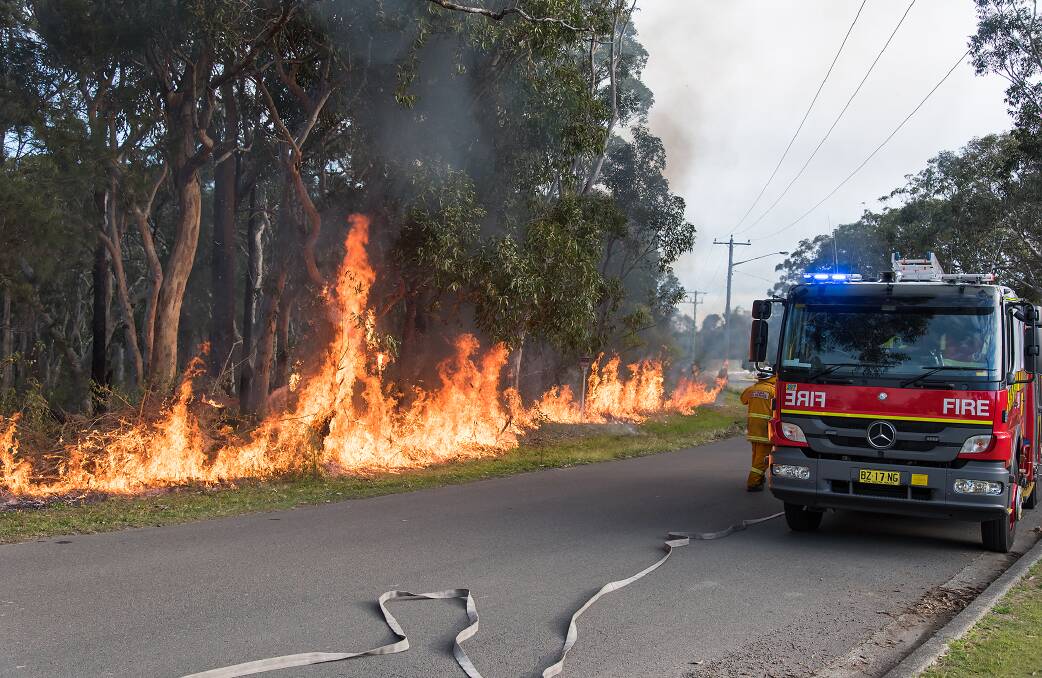 BE PREPARED: The NSW Rural Fire Service will initiate the official bushfire danger period from September 1. Do your bit by having a bushfire survival plan in place. Picture: Chris VanderSchaaf.
