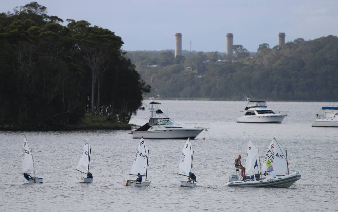 STATE STAGE: Optimists in action at Sunshine during the 2017 Optimist State Sailing Championships. Optimists will be one of 17 classes contested at the NSW Youth Championships. Picture: David Stewart