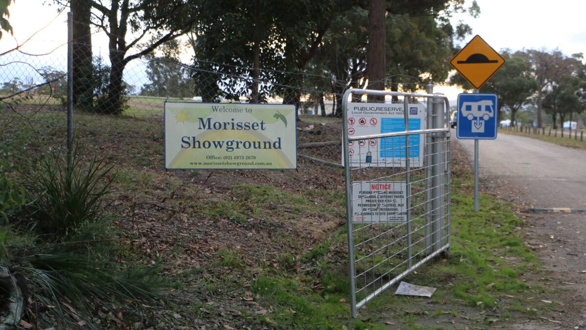 The gate to Morisset Showground was open when the Lakes Mail visited on Saturday afternoon, but a boom gate would be installed soon, the council said. Picture: David Stewart