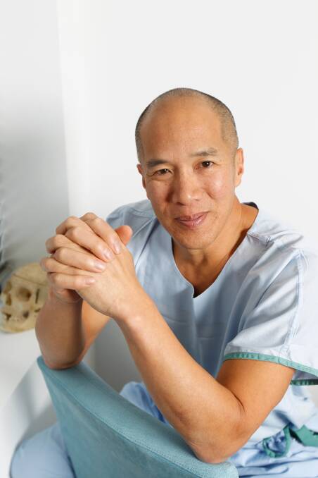 Dr Charlie Teo, the Sydney neurosurgeon, is one of only a handful of surgeons in the world capable of performing the surgery required by Sarah Holden. Picture: Quentin Jones