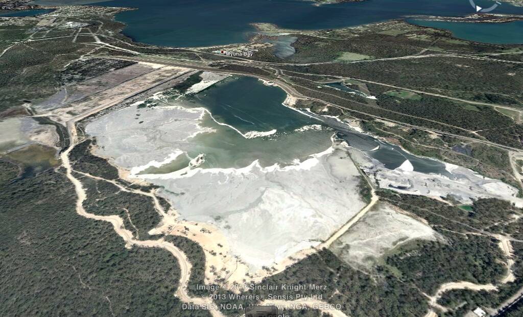 COAL ASH: The Eraring power station ash dam is set to be expanded by 5 million cubic metres. Picture: Google Maps