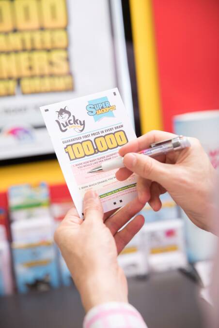 WINNING: The Central Coast man won the guaranteed first prize of $100,000 in Lucky Lotteries Super Jackpot draw 10286. Picture: Supplied