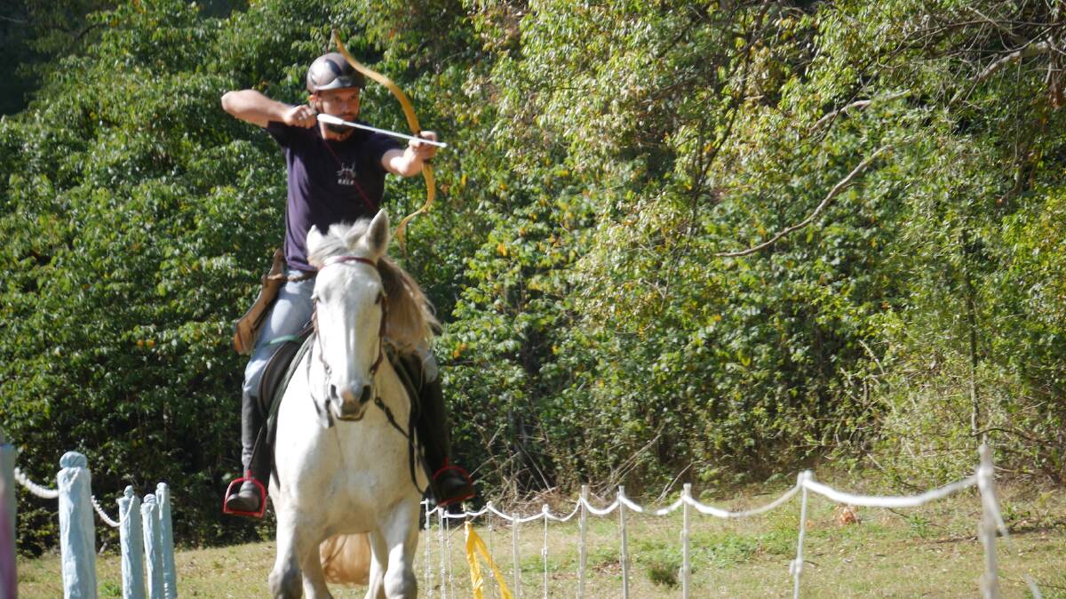 Maydaan Archers are learning the skills of horse archery at Martinsville. Picture: Supplied