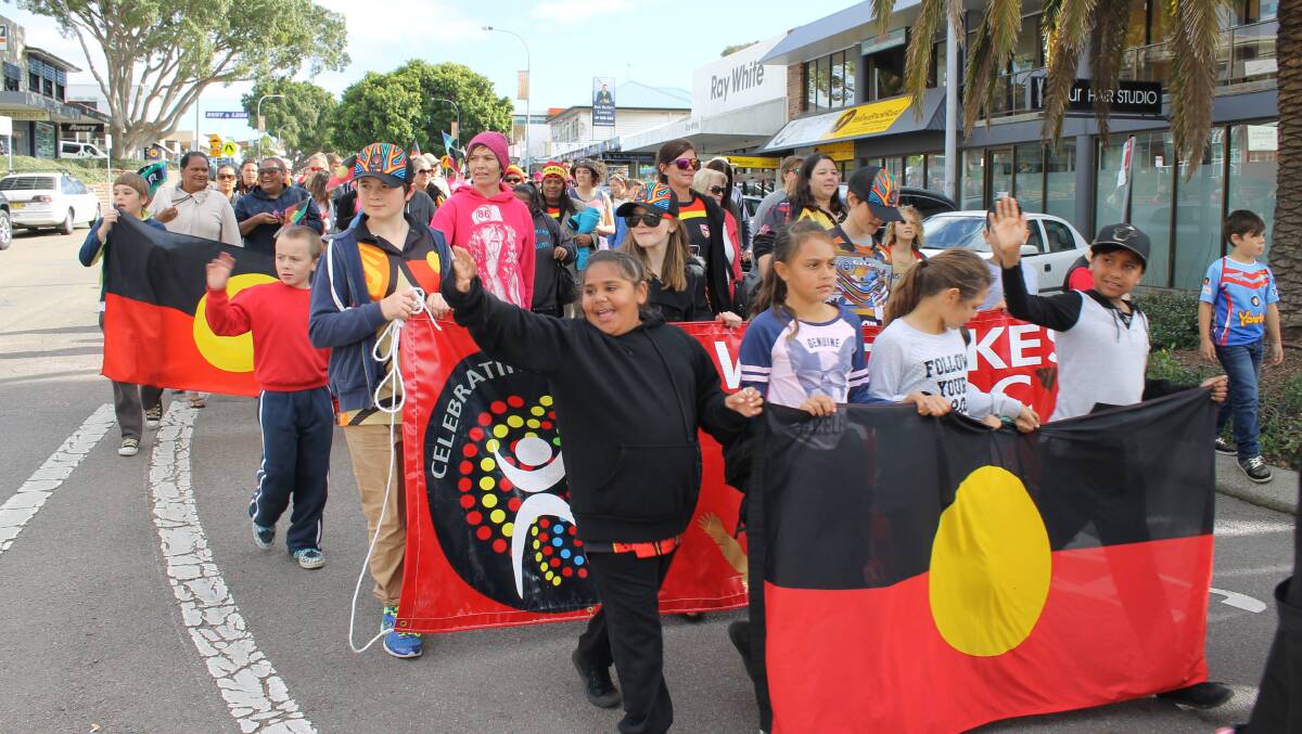 PRIDE: The Westlakes NAIDOC Week Family Fun Day at Toronto will begin with a peaceful march down The Boulevarde to the foreshore. Picture: Supplied