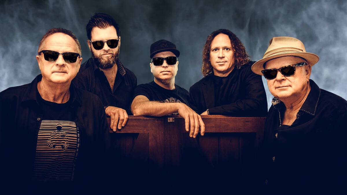 BACK IN BLACK: The Angels will play a 2-hour show, covering the complete 'Face to Face' album, and all of the band's classic hits. See them at Belmont 16s on Saturday, June 9. Picture: Supplied