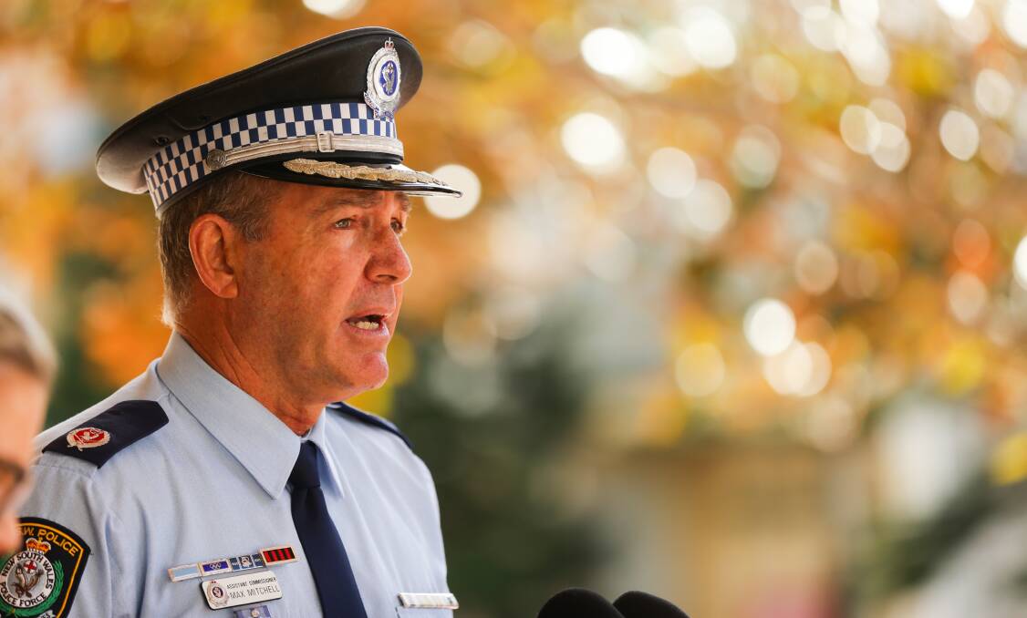 REASSURING PRESENCE: Northern Region Commander, Assistant Commissioner Max Mitchell. Picture: Jonathan Carroll