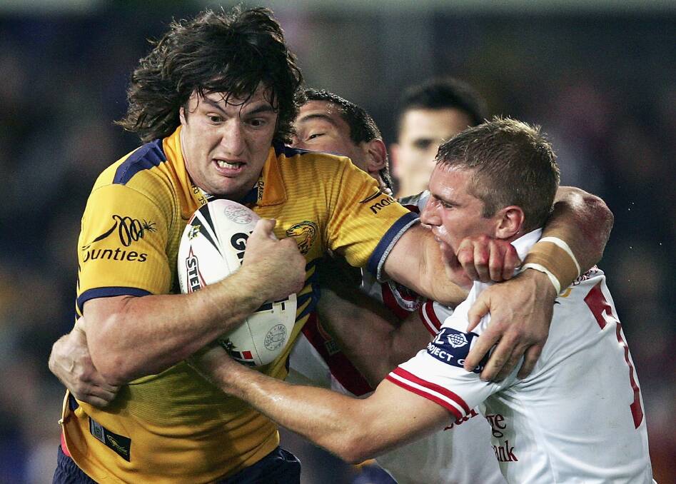 GREAT PLAYER: Former Parramatta, NSW and Australian forward Nathan Hindmarsh will be among the rugby league stars from yesteryear in action at Gosford on November 17. Picture: Cameron Spencer/Getty Images 