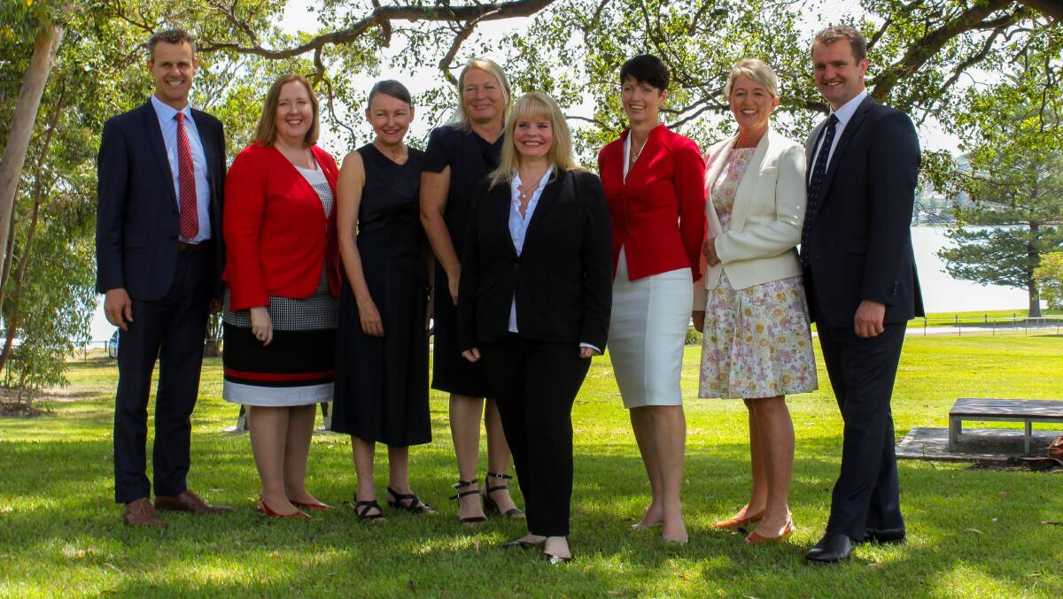 TEAM APPROACH: Hunter Labor MPs were on hand to back Jo Smith who, on Monday, was named as the party's candidate for the seat of Lake Macquarie. Picture: Mackenzie Robson