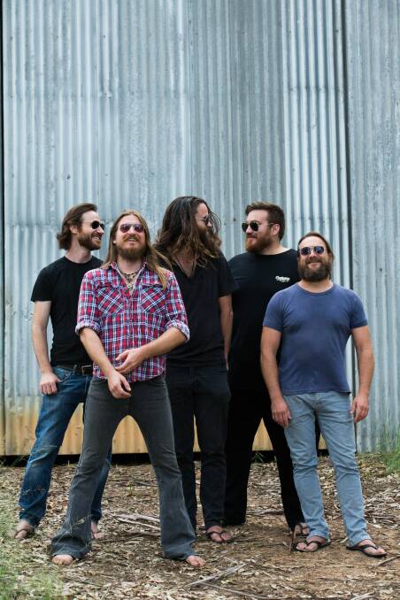 BIG GIG: Adam Eckersley Band have a new album on the way, and are among the headlining acts at this year's Mount Hunter Country Music Stampede. Picture: Supplied