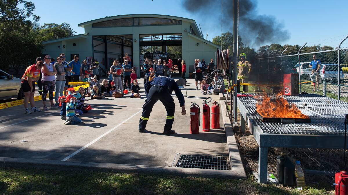 ALL ACTION: Firefighters will treat visitors to a range of demonstrations during the open day this Saturday, May 18. Picture: Chris VanderSchaafe