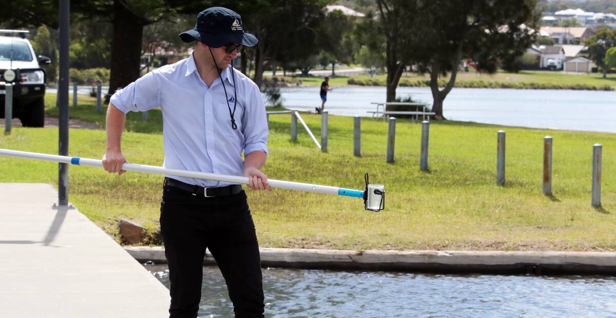 Council conducts weekly water quality tests at 13 sites in Lake Macquarie, as well as at Catherine Hill Bay Beach. Picture: Supplied