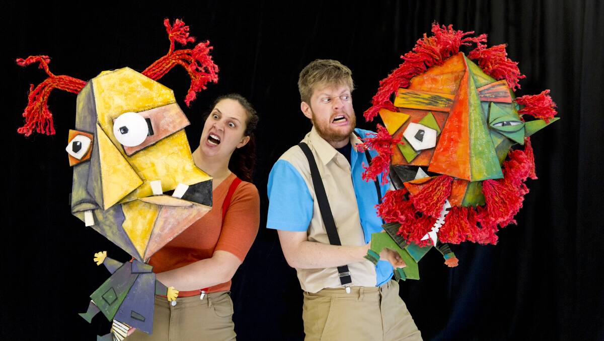 GROTESQUE FUN: Roald Dahls 'The Twits' has been adapted for the stage by Spare Parts Puppet Theatre. It features world-class puppetry. Picture: Supplied