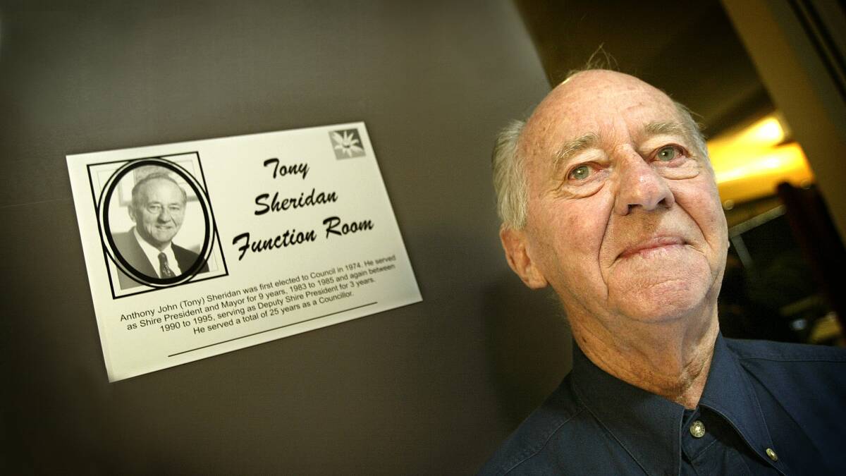 Former mayor Tony Sheridan. Picture: Phil Hearne.
