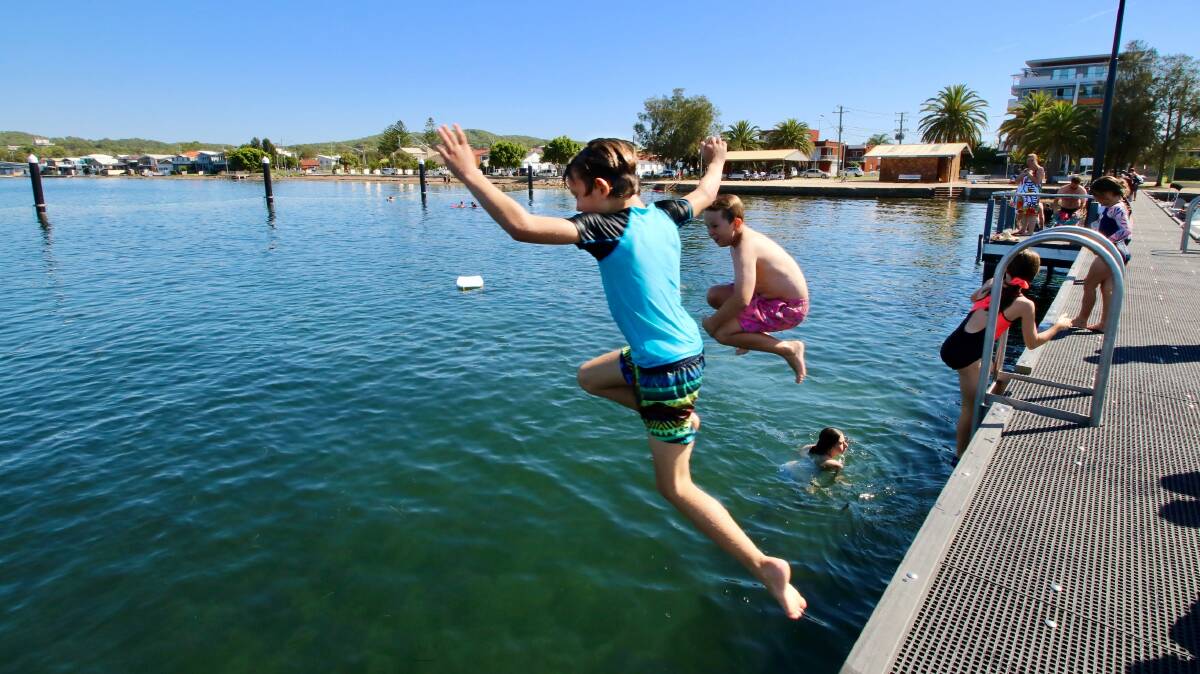 REOPENED: Belmont Baths has been a popular destination for locals and visitors alike over summer. Picture: Supplied