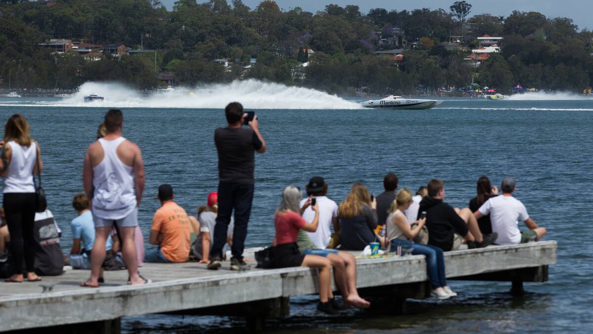 SPECTATORS: Warners Bay, Eleebana and Marmong Point, which will act as the staging and pits area for the Superboats, will be among the best vantage points for all the action. Picture: Max Mason-Hubers