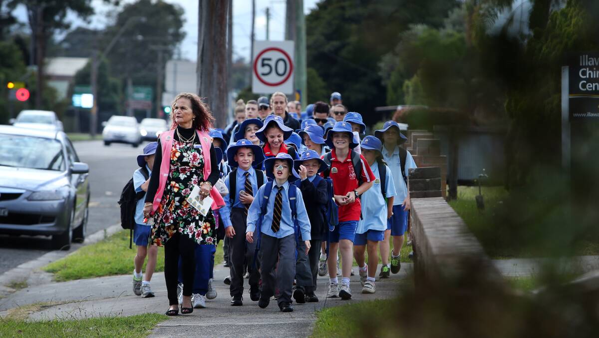 GOOD MOVE: It's National Walk Safely to School Day on Friday, May 17. Are your kids getting an hour of physical activity each day? Picture: Sylvia Liber