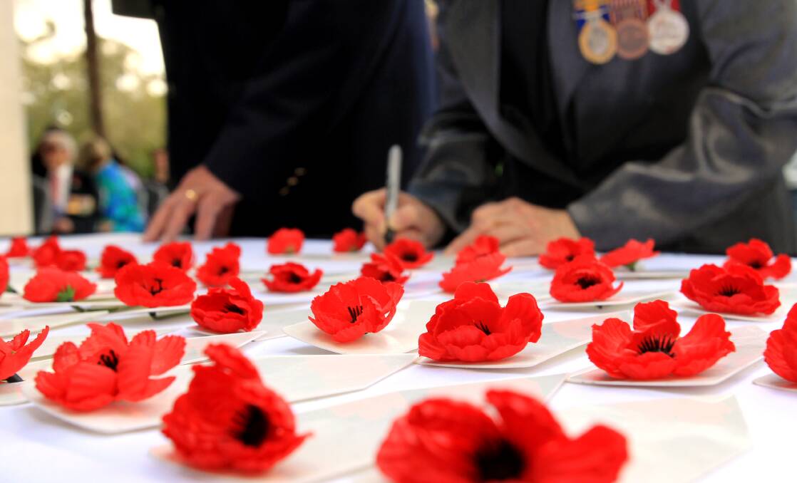 REMEMBERED: Poppies will be on sale in Lake Macquarie town centres in the lead-up to Remembrance Day this Sunday, November 11. Picture: Isabella Lettini