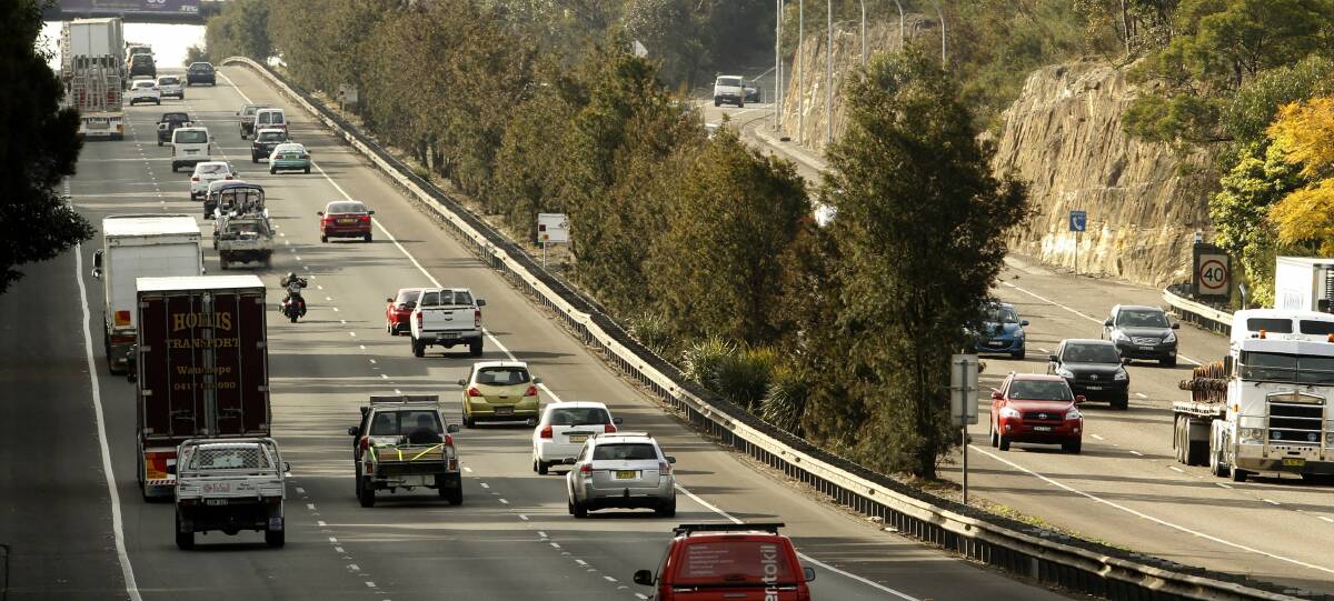 BE ALERT: Motorists are urged to be be aware of changed driving conditions on the M1 Pacific Motorway near Doyalson from Tuesday, February 26. Picture: Steven Siewert