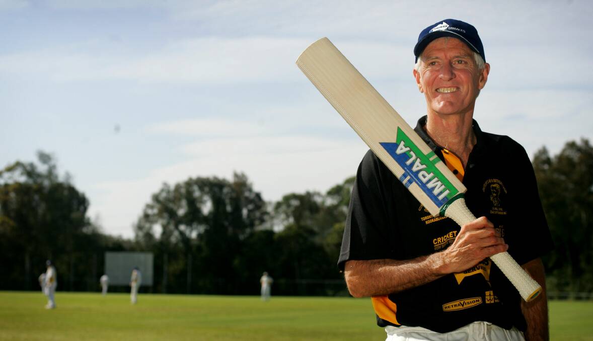 RESPECTED: The late Robert Holland pictured at Ron Hill Oval, Toronto, for his 60th birthday in 2006. Picture: Glen McCurtayne