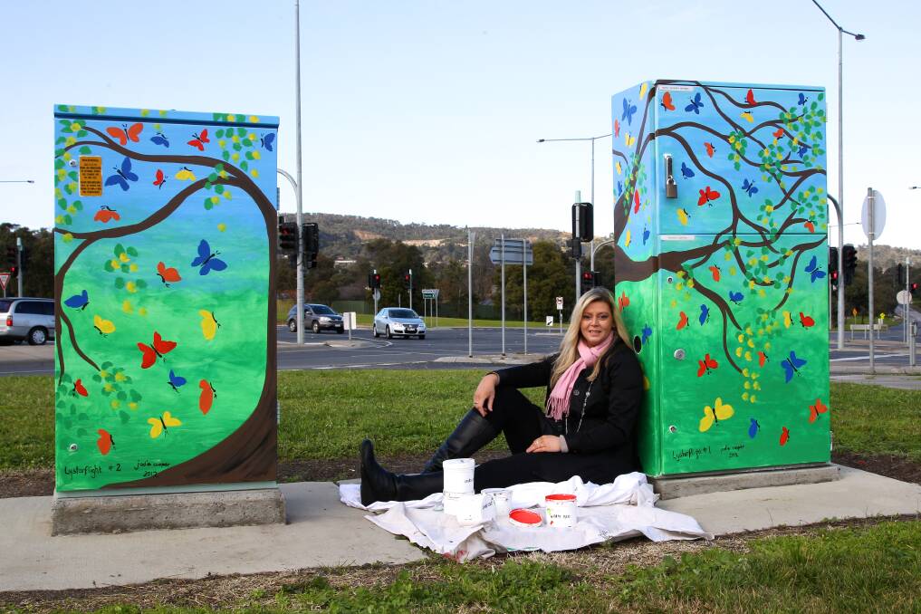BEAT THIS: Local artists are invited to submit designs that they would paint on RMS traffic signal boxes at prominent Lake Macquarie intersections. Picture: Gary Sissons