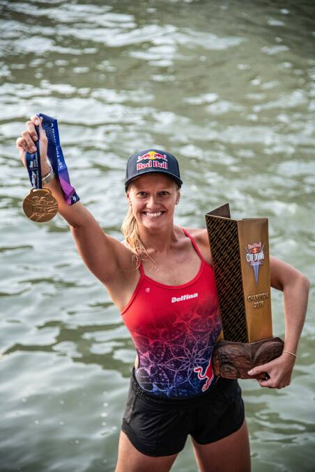 UNDEFEATED: The Red Bull Cliff Diving World Series was just one of Rhiannan Iffland's triumphs in 2019. Picture: Supplied