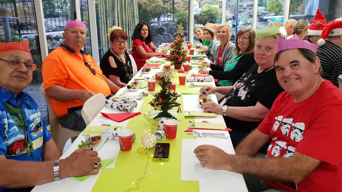 SPECIAL GUESTS: Some of the local volunteers at the Christmas lunch provided by Lake Haven Masonic Village. Some volunteers said they enjoyed a rewarding sense of purpose through their work at the village. Picture: Supplied