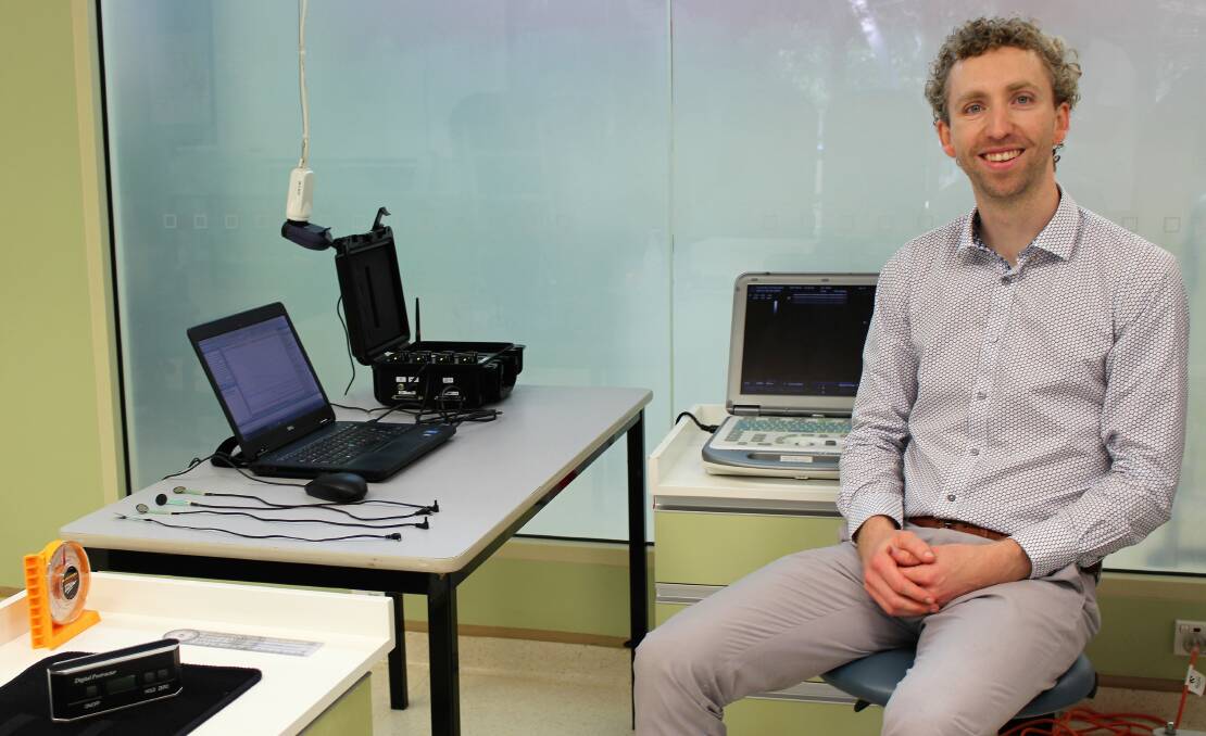 EVALUATION: Doctorate candidate Sean Sadler of the University of Newcastle's Faculty of Health and Medicine is seeking local recruits for a clinical trial. Picture: Supplied