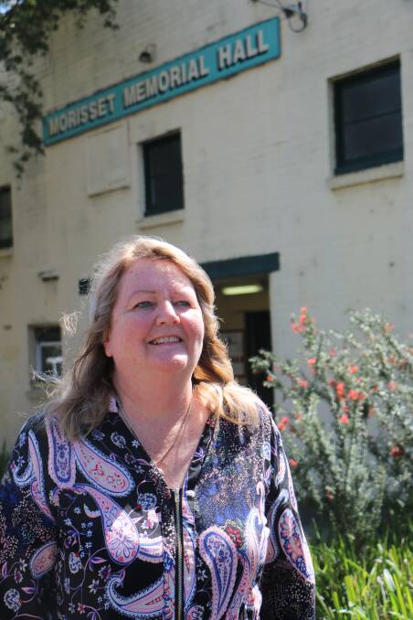 GAME CHANGER: Marion Baldwin outside Morisset Memorial Hall. The state government has stepped in with a show of support for the building. Picture: David Stewart