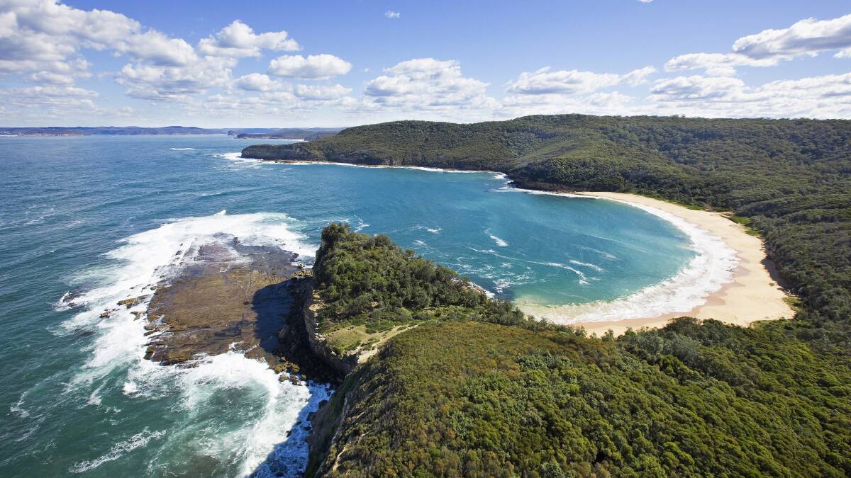 NATURAL ATTRACTION: Maitland Bay, in Bouddi National Park. Tourism is big business on the Central Coast. Picture: NSW Tourism
