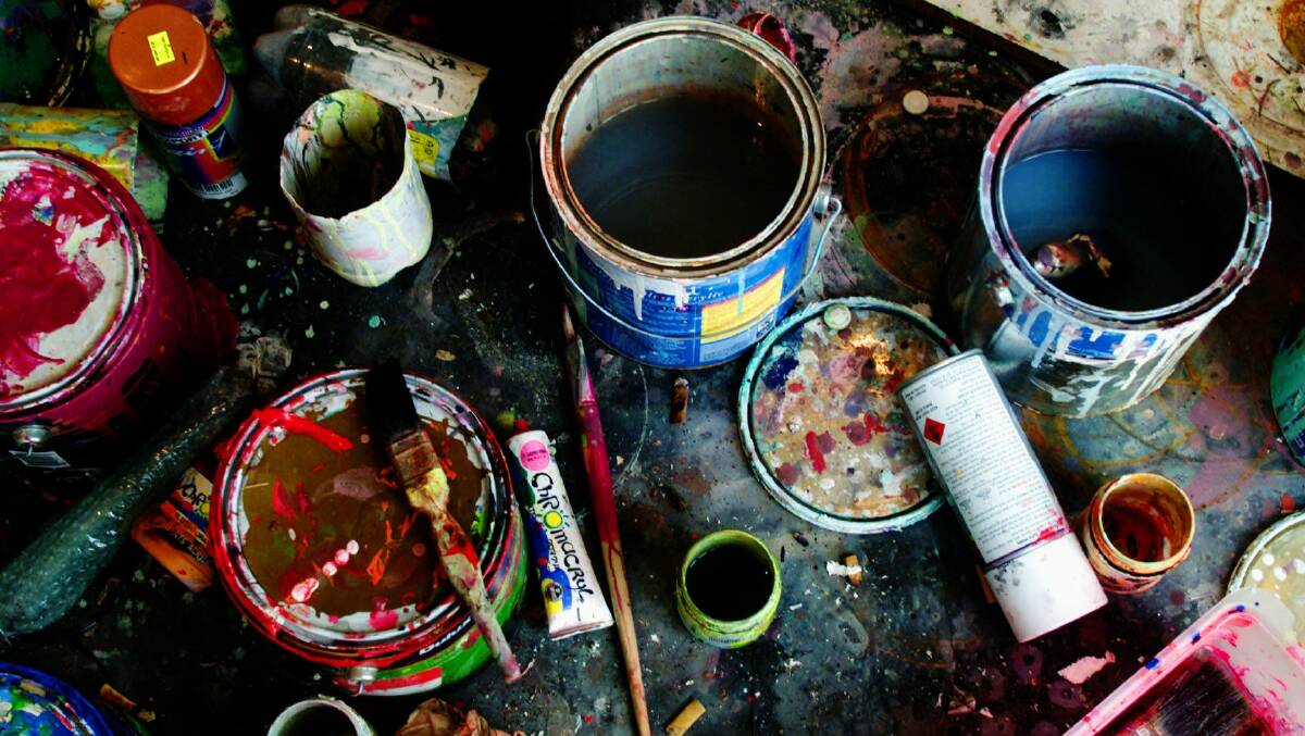 CHEMICAL WASTE: Paints were the most common item dropped off for disposal, with 81 tonnes received over the four days of the clean-out. Picture: Quentin Jones