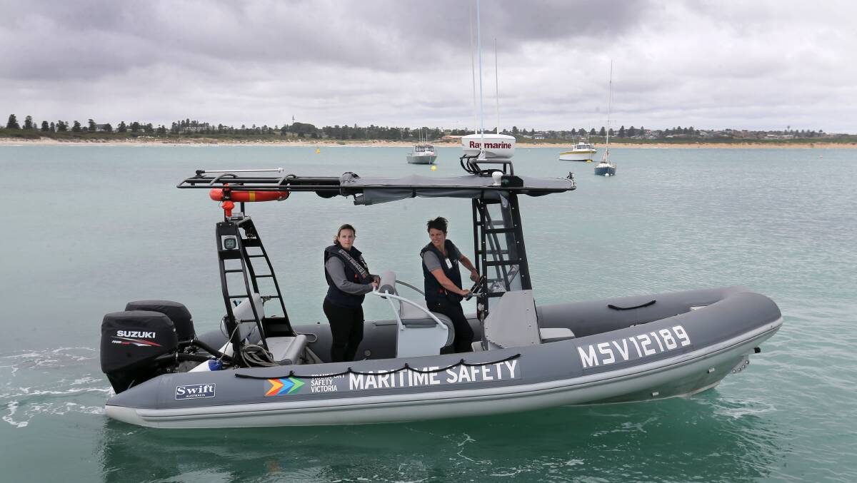 ON PATROL: Roads and Maritime Services boating safety officers are on local waterways this week for a statewide safety operation. Picture: Rob Gunstone