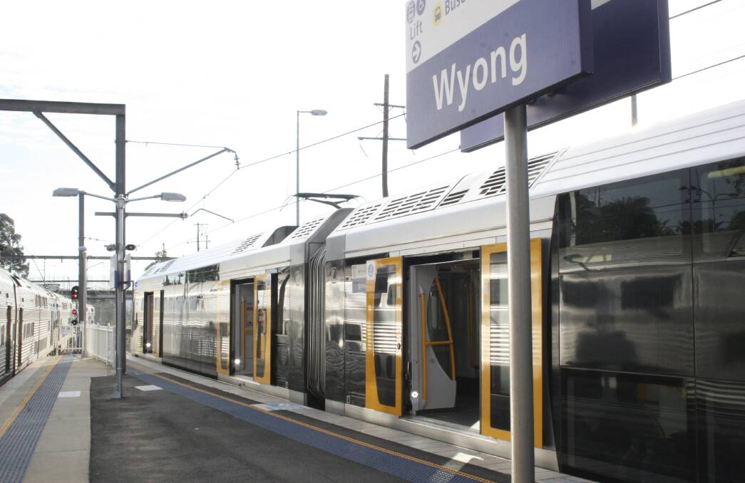 TRAINS BACK ON: Buses had been replacing trains in both directions between Wyong and Gosford station earlier this afternoon. Trains have since resumed services. Picture: David Stewart