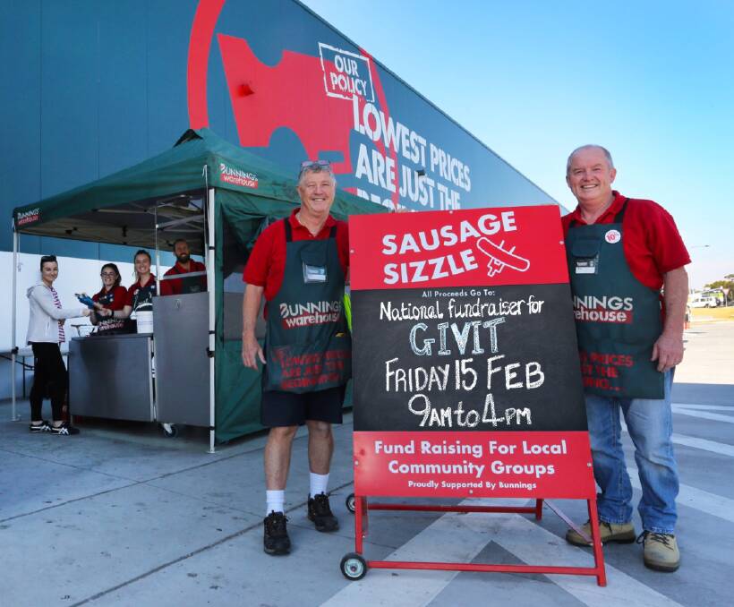 ON THE TONGS: Leave your lunch at home on Friday and visit your local Bunnings Warehouse instead. There are stores in Morisset and Lake Haven. Picture: Supplied