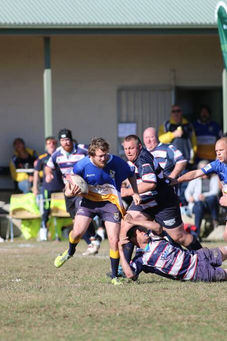 CELEBRATION: Southern Lakes Rugby Union Club is calling on all former players to get to Gibson Oval, Morisset, this Saturday for the game, and to mark the club's 25-year anniversary. Picture: David Stewart
