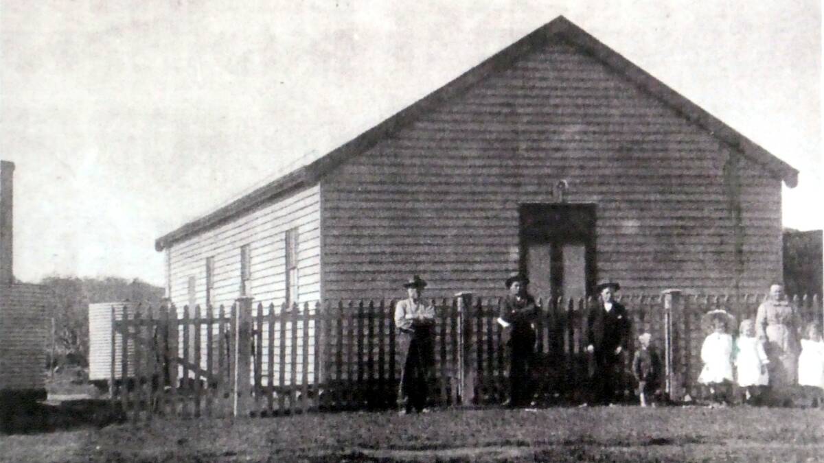 WAY BACK: This picture of Dora Creek Community Hall was taken in 1918. The centenary organisers are hoping the community has pictures of the hall from the 1960s and 1970s, in particular. Do you have one? Picture: Supplied