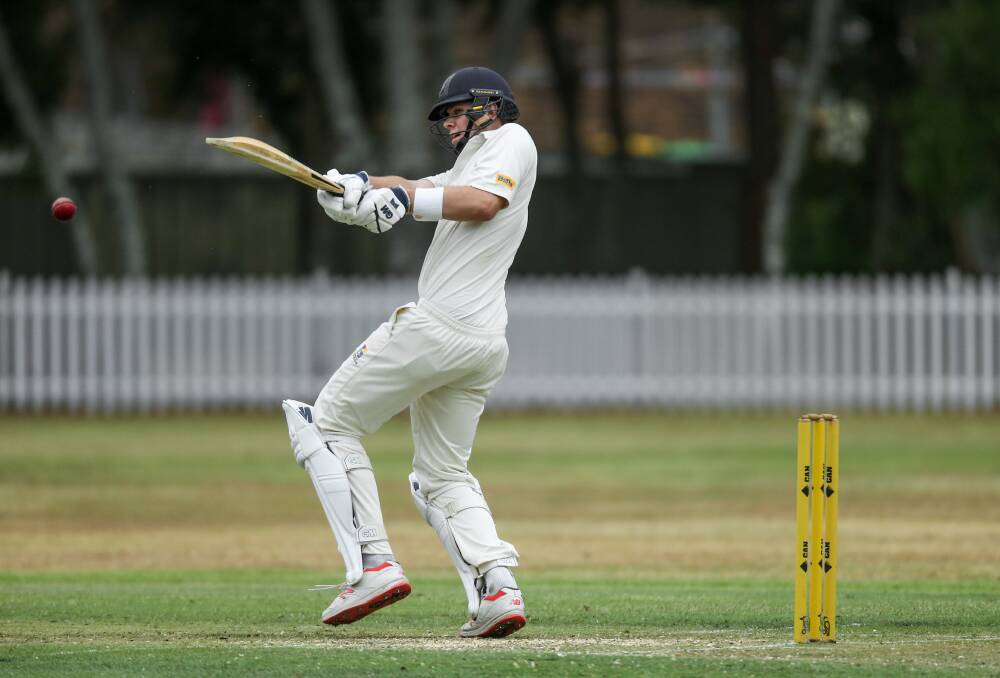POWER GAME: Toronto's Josh Westwood struck nine fours and two sixes in his innings of 59 against Hamwicks on Saturday. Picture: Marine Neil.