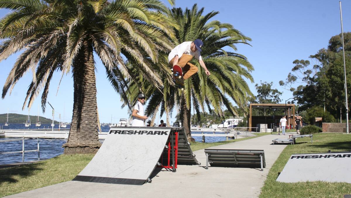 TALENT: Youth Week events across Lake Macquarie - including a skate competition - are set to win funding support from the council. Picture: David Stewart