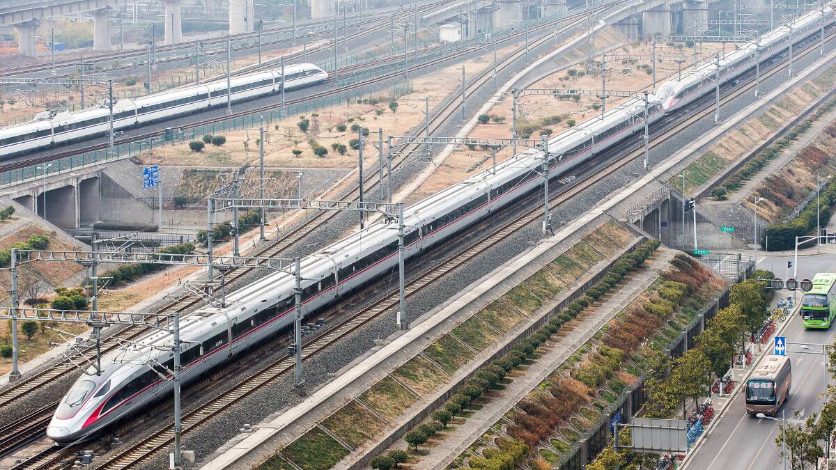 ALL ABOARD: A high-speed train in China. Hunter Chamber of Commerce says determining a high-speed corridor for such a service in Australia would give communities certainty.