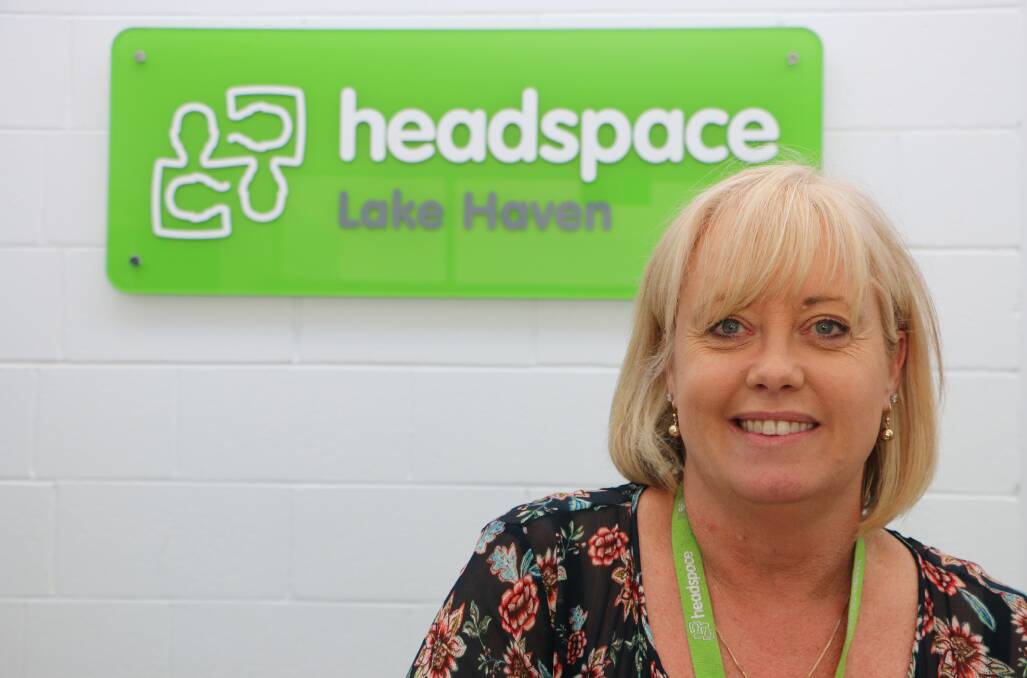 Helen Isenhour at the headspace rooms in Lake Haven. The organisation offers free support to people aged 12 to 25 who are experiencing mental health problems. Picture: David Stewart