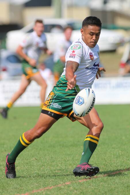 HALFBACK: Former international Terence Seu Seu engineered Wyong's opening try against The Entrance on Sunday. The Roos are back at home this Sunday against Terrigal from 2.30pm. Picture: David Stewart