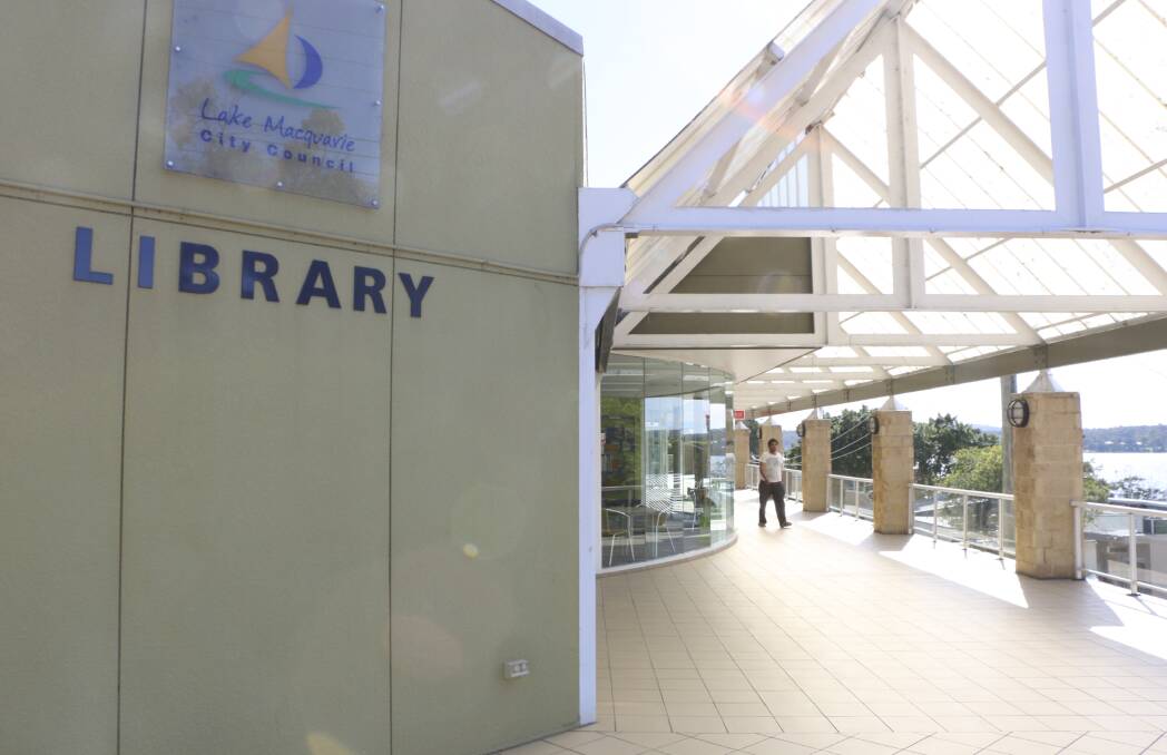 MINI MAKEOVER: Toronto Library will close for a fortnight from August 19 while it receives a fresh lick of paint and new signage. Picture: David Stewart