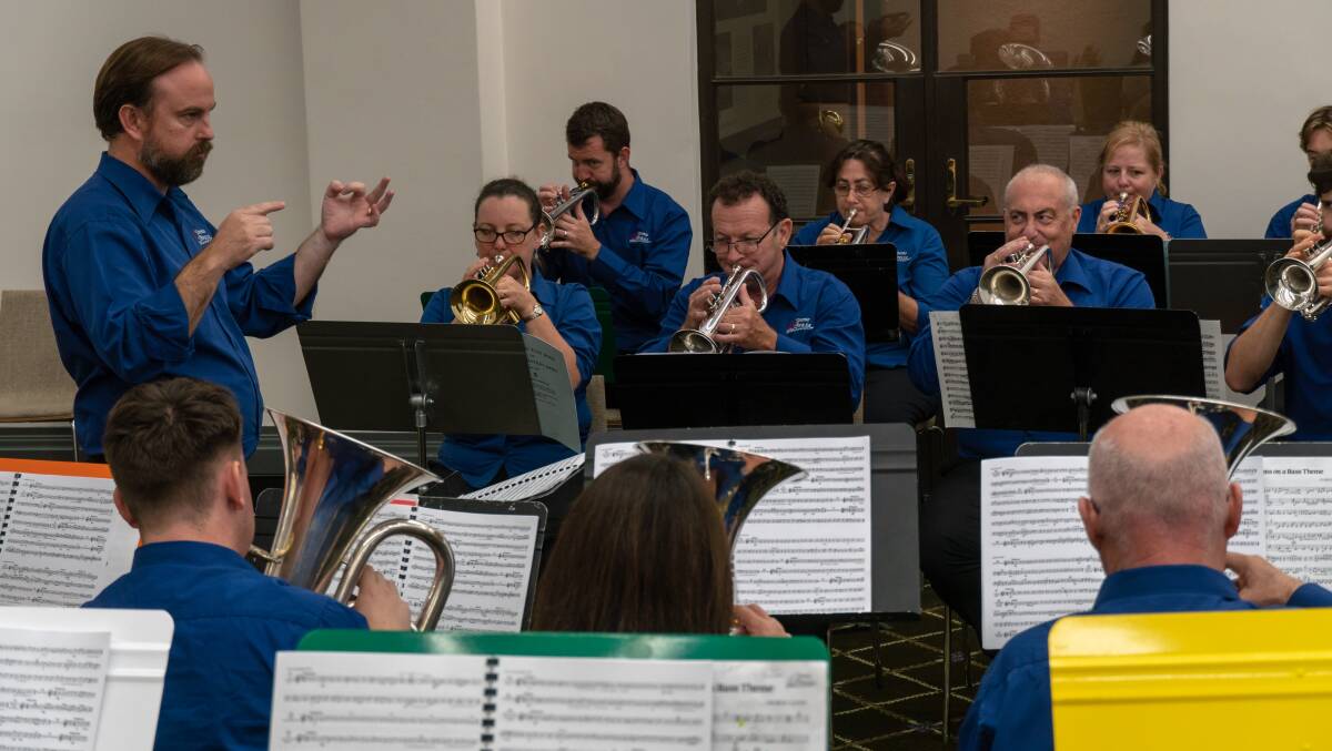 BIG SOUND: Toronto Brass performing at the Australian National Band Championships held in Brisbane this year. Picture: Supplied