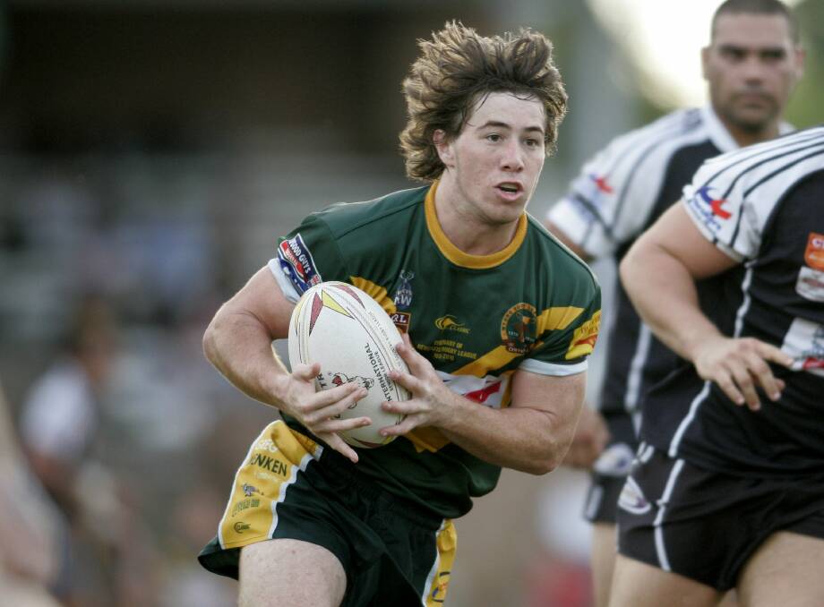 RETURN: Wyong captain-coach Mitch Williams playing for the Central Coast club in the 2010 Newcastle Rugby League competition. Picture: Jonathan Carroll