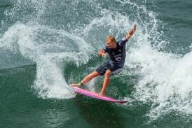 Merewether surfer Jackson Baker. Picture by Max Mason-Hubers