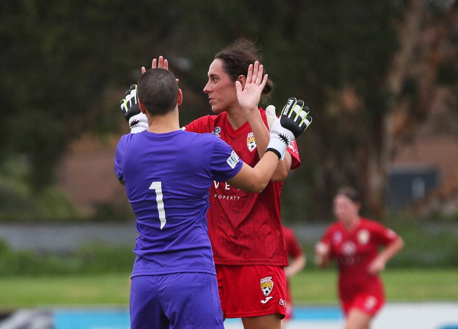 Broadmeadow Magic will play in the NNSW Football Women's League Cup final in May. Picture by Peter Lorimer