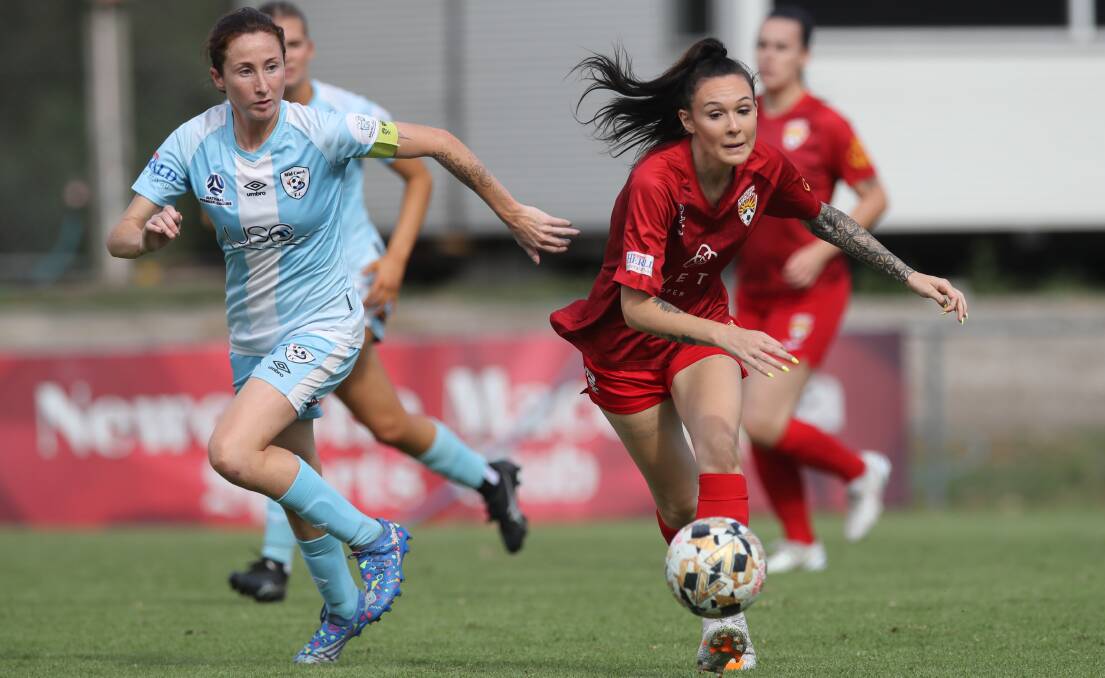 Adriana Konjarski has been in ruthless form in the past two NPLW Northern NSW seasons. Picture by Sproule Sports Focus
